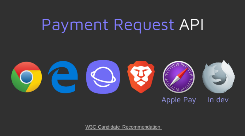 Payment Request browser support - Firefox, Edge, Samsung Internet, Brave...